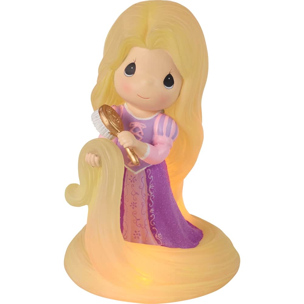 Precious Moments Disney&#xAE; Rapunzel When Will My Life Begin Lighted Musical Figurine